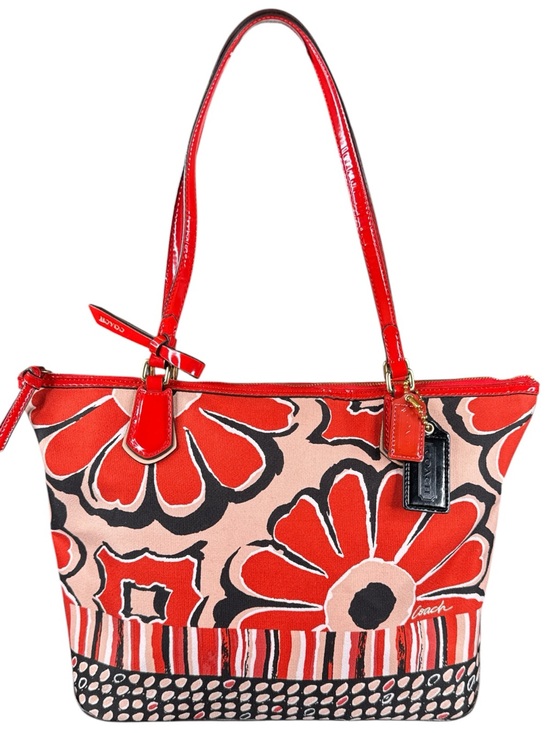 Coach Handbags - COACH Poppy Floral Scarf Print Tote